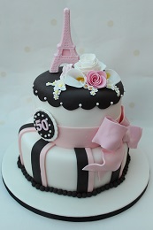 chanel 50th birthday cake